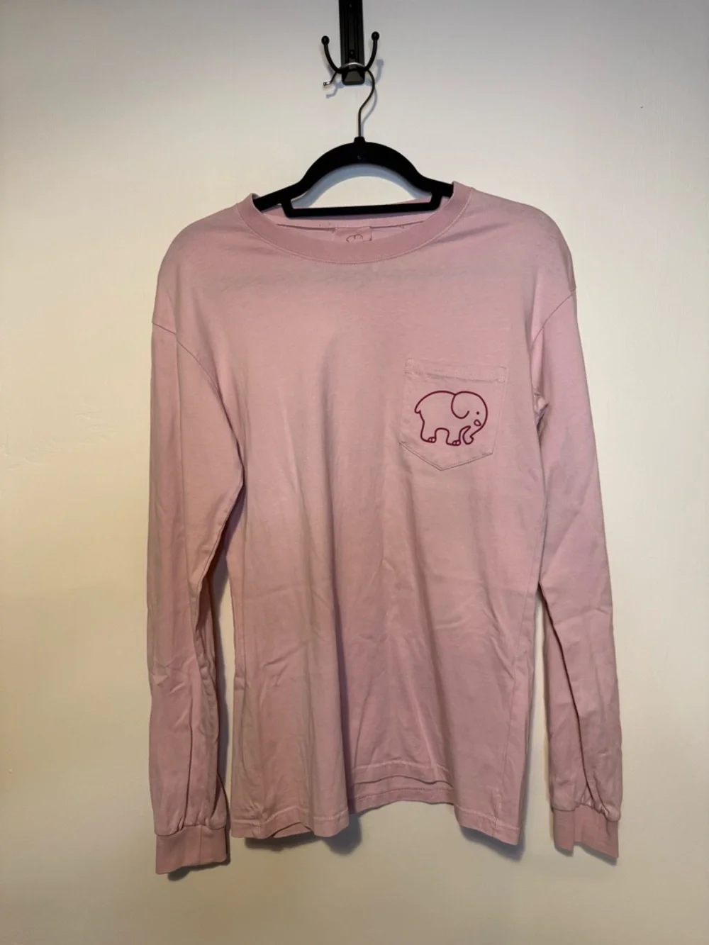 IVORY ELLA Pink Paisley Floral Elephant Long Sleeve T-Shirt Cotton Small - Picture 2 of 6